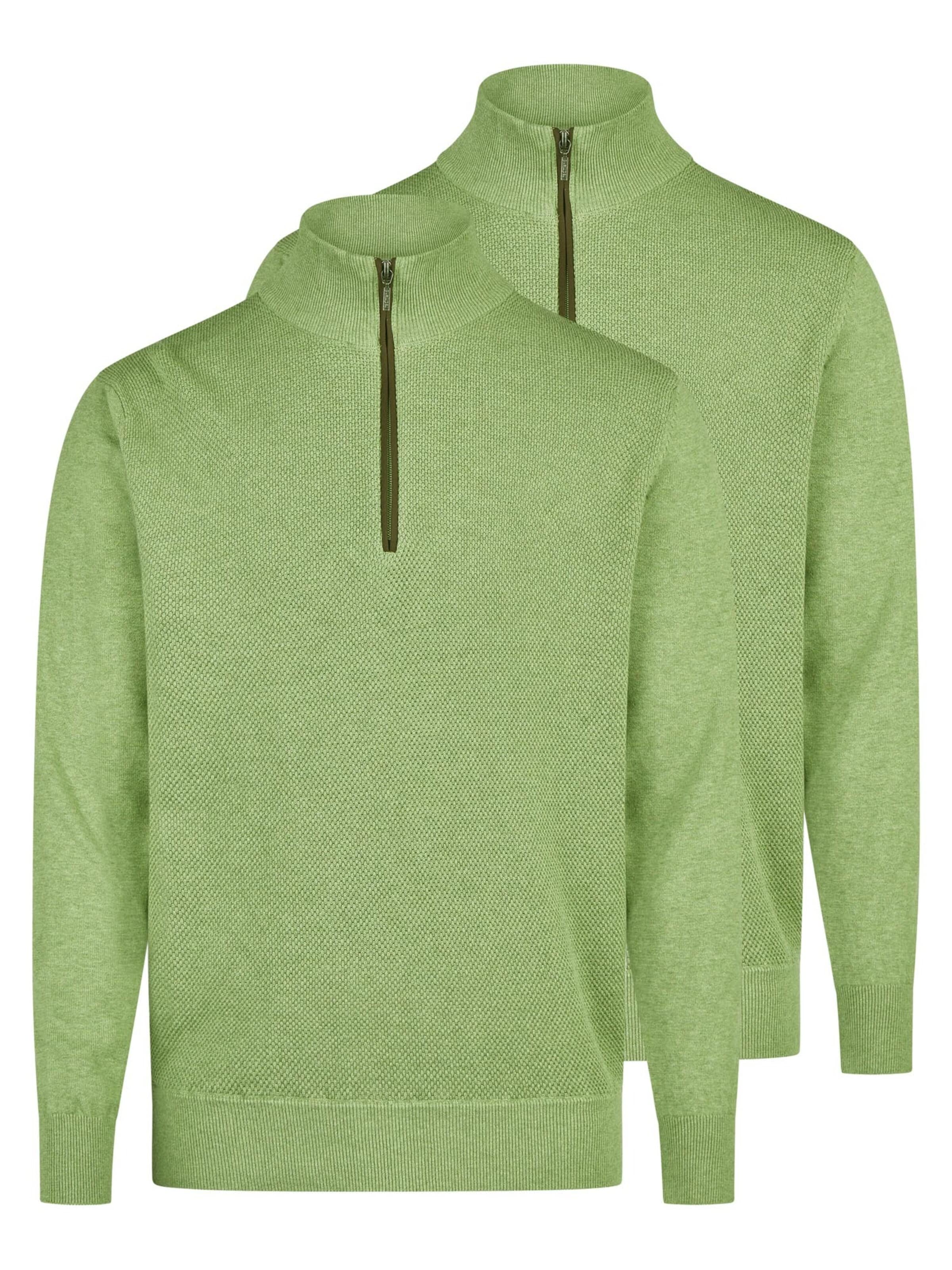 redmond Sweater 'Basic' in Green: front