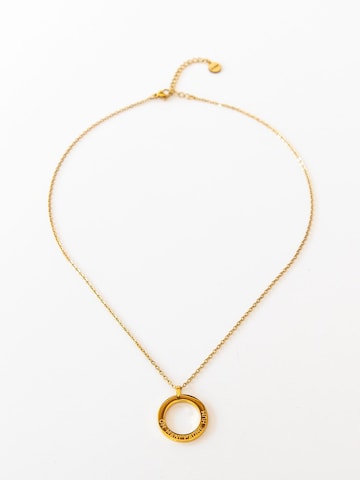 Divasya Kette 'Om Mani Padme Hum'‌‌‌‌‌‌ in Gold: Vorderseite