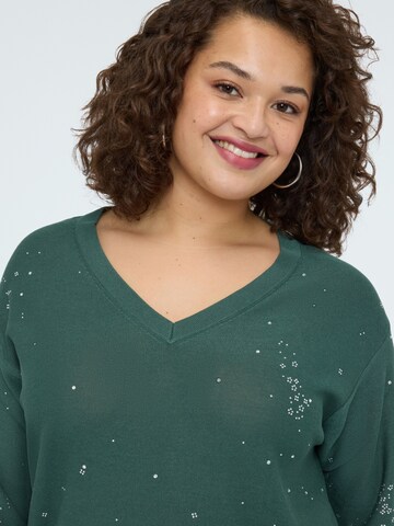 Pull-over Fiorella Rubino en vert