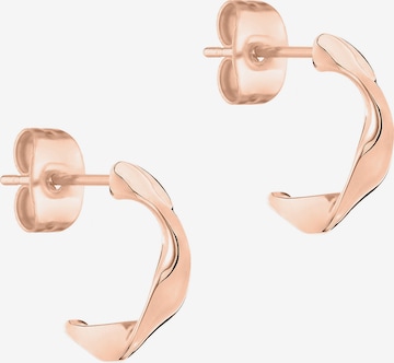 Boucles d'oreilles Liebeskind Berlin en rose : devant