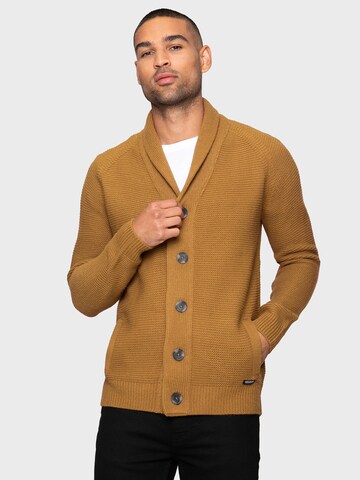 Threadbare Gebreid vest 'Hanway' in Bruin: voorkant