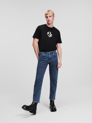 mėlyna KARL LAGERFELD JEANS Siaurėjantis Džinsai