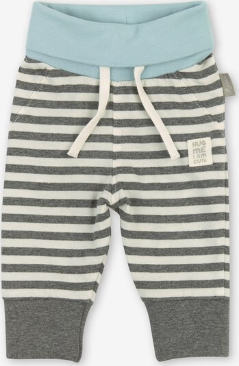 Pantaloni SIGIKID pe albastru deschis / gri amestecat / alb, Vizualizare produs