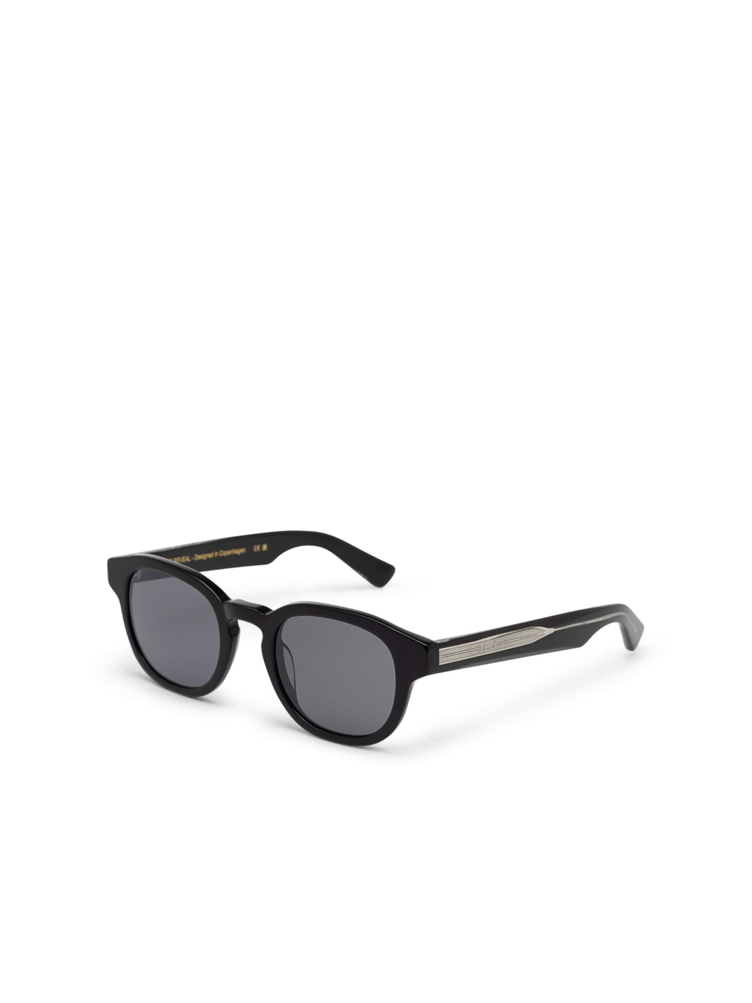 MessyWeekend Zonnebril 'Bille Reveal' in Zwart: voorkant