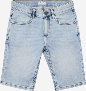Slimfit Jeans 'Seattle' de la s.Oliver pe albastru: față