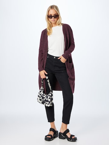 Cardigan 'Doffy' VERO MODA en rouge