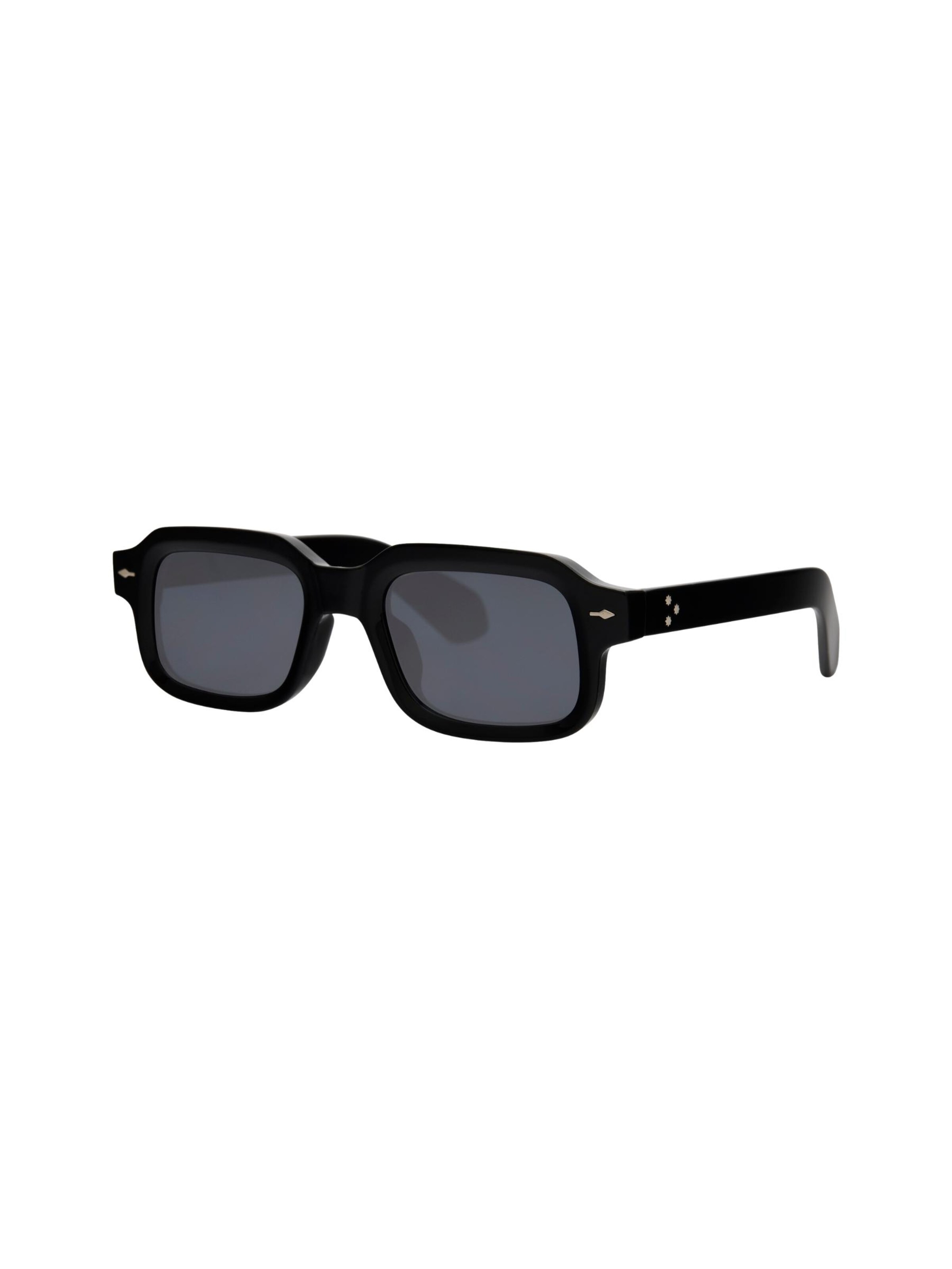 Maxte Sonnenbrille 'Solo-Solis Bold Rectangle'‌‌‌‌ in Schwarz