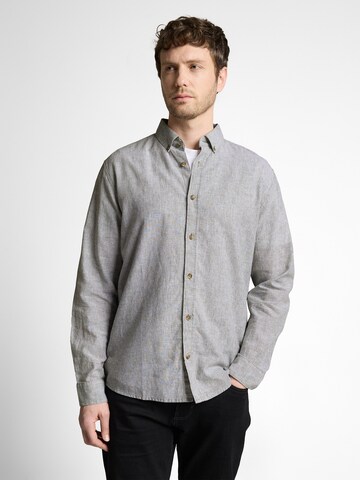 TOM TAILOR Regular fit Button Up Shirt in Green: front