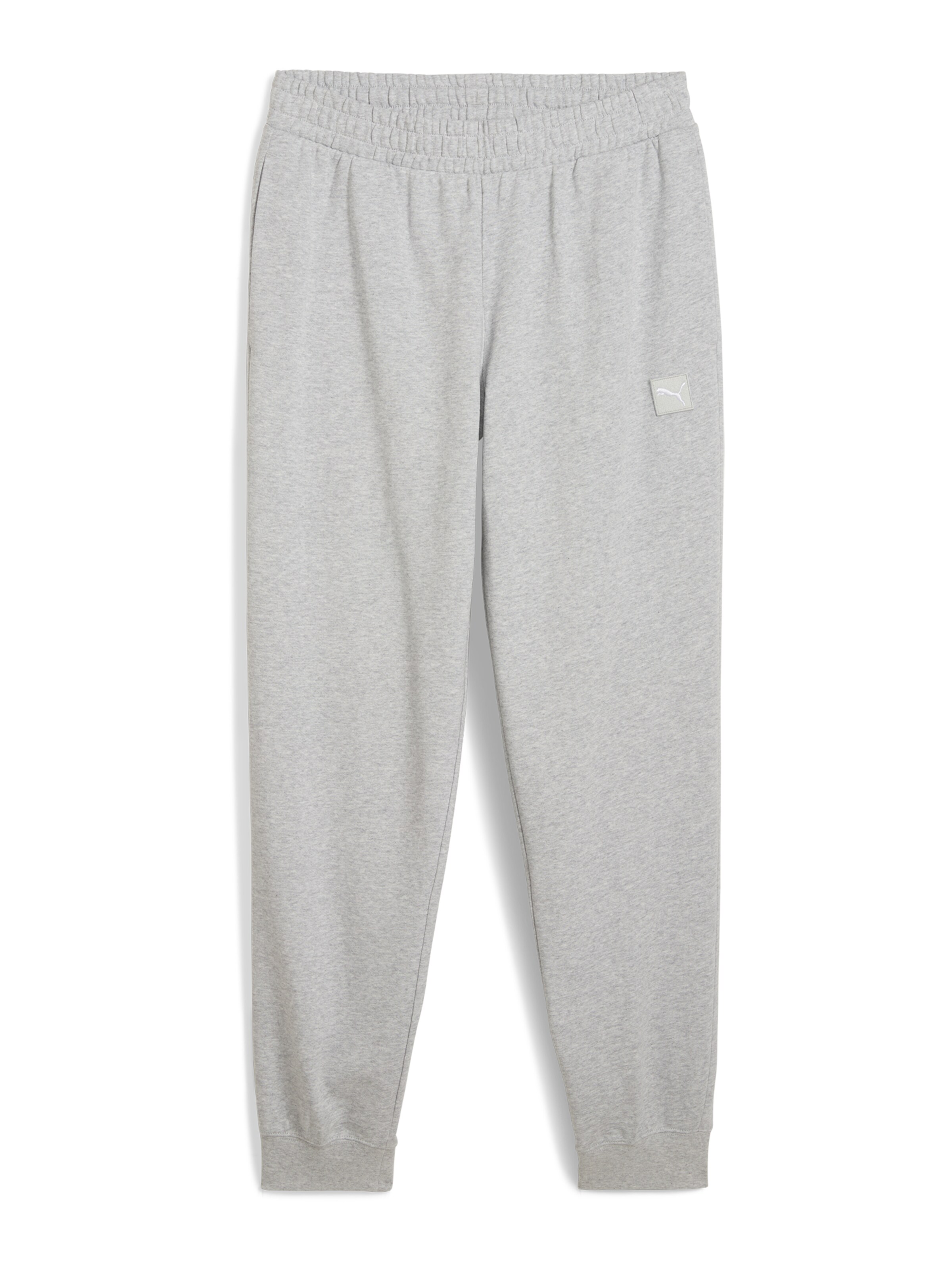 PUMA Alt kitsenev Püksid 'Ess Elevated', värv hall: eest vaates