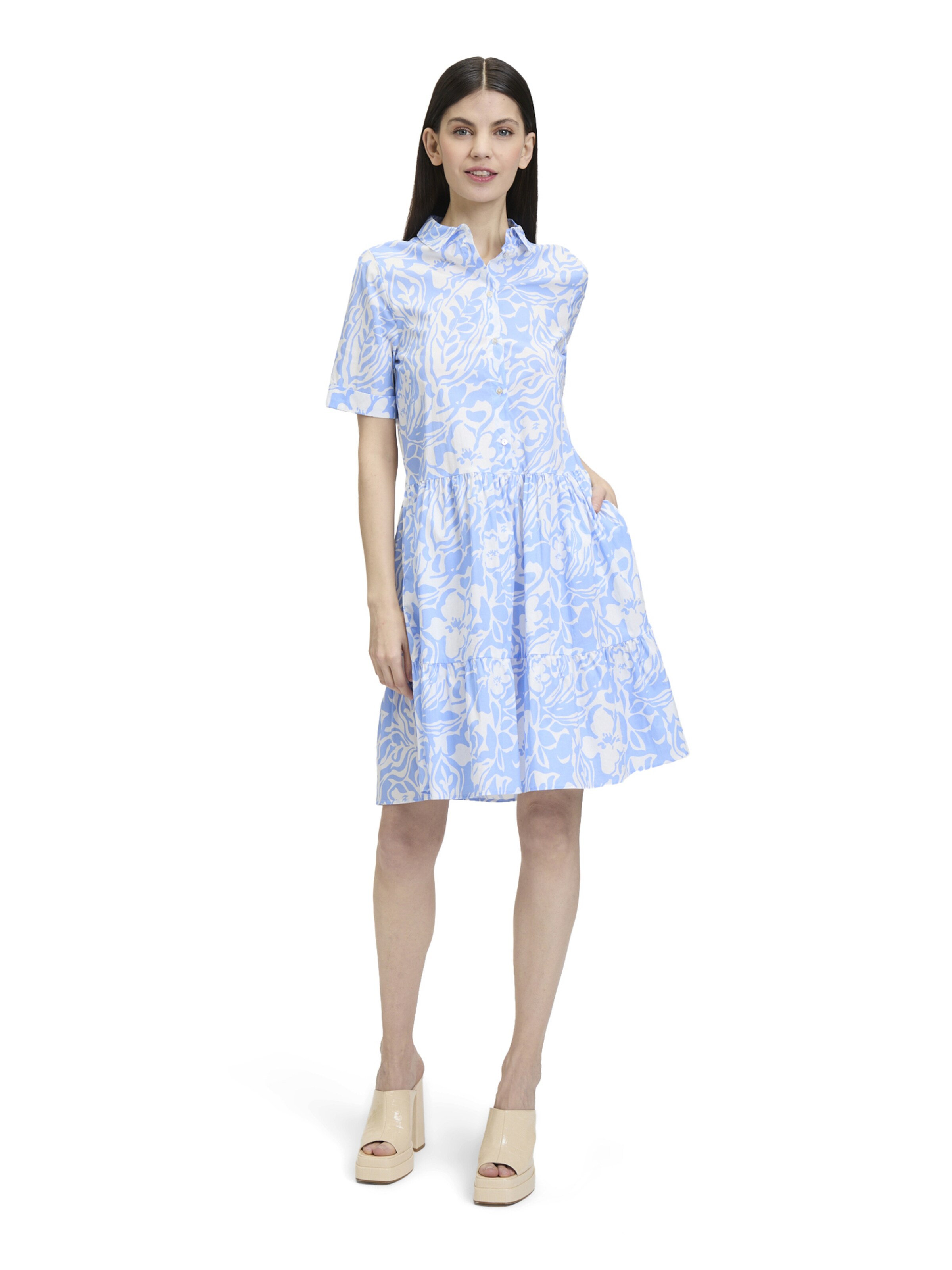 Cartoon Blusenkleid in Lila