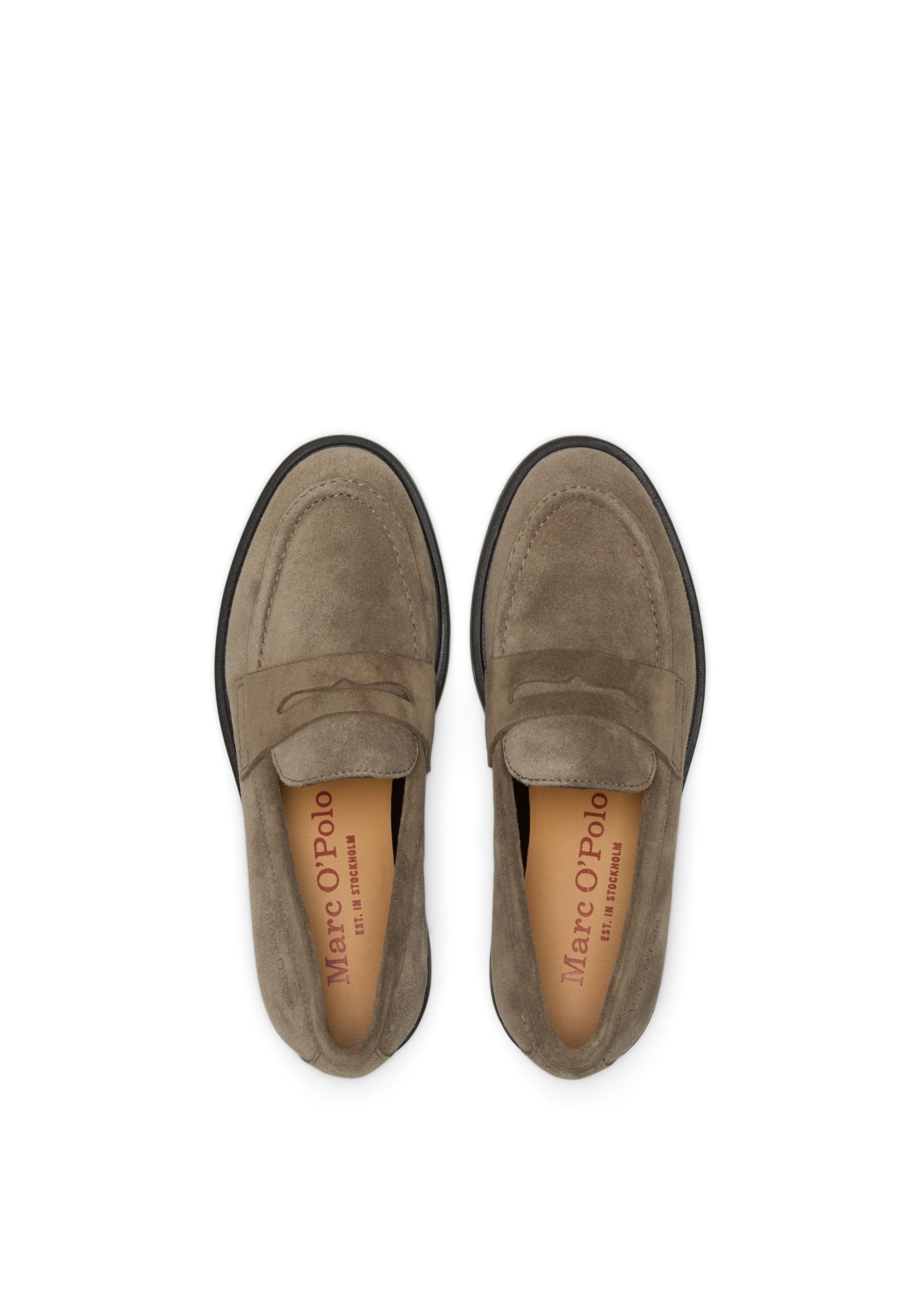 Marc O'Polo Mocassins 'Paula ' in Bruin
