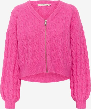 Cardigan 'Alpha' Gestuz en rose : devant