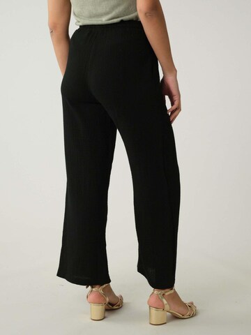 Wide Leg Pantalon 'Dana' Deeluxe en noir