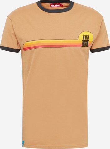 Derbe Shirt 'Schattenburg' in Oranje: voorkant