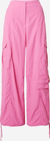 2NDDAYLoosefit Cargo hlače 'Edition George - Essential' - roza boja: prednji dio
