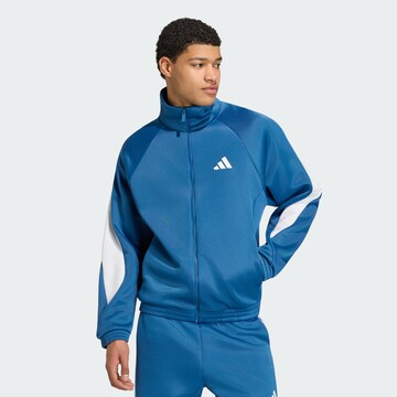 ADIDAS SPORTSWEAR Sports sweat jacket 'Stadium' in Blue: front
