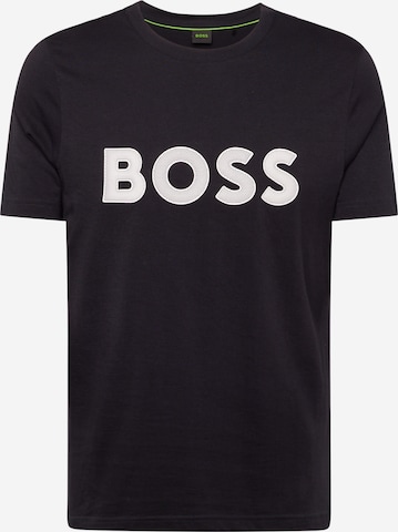 T-Shirt BOSS Green en bleu : devant