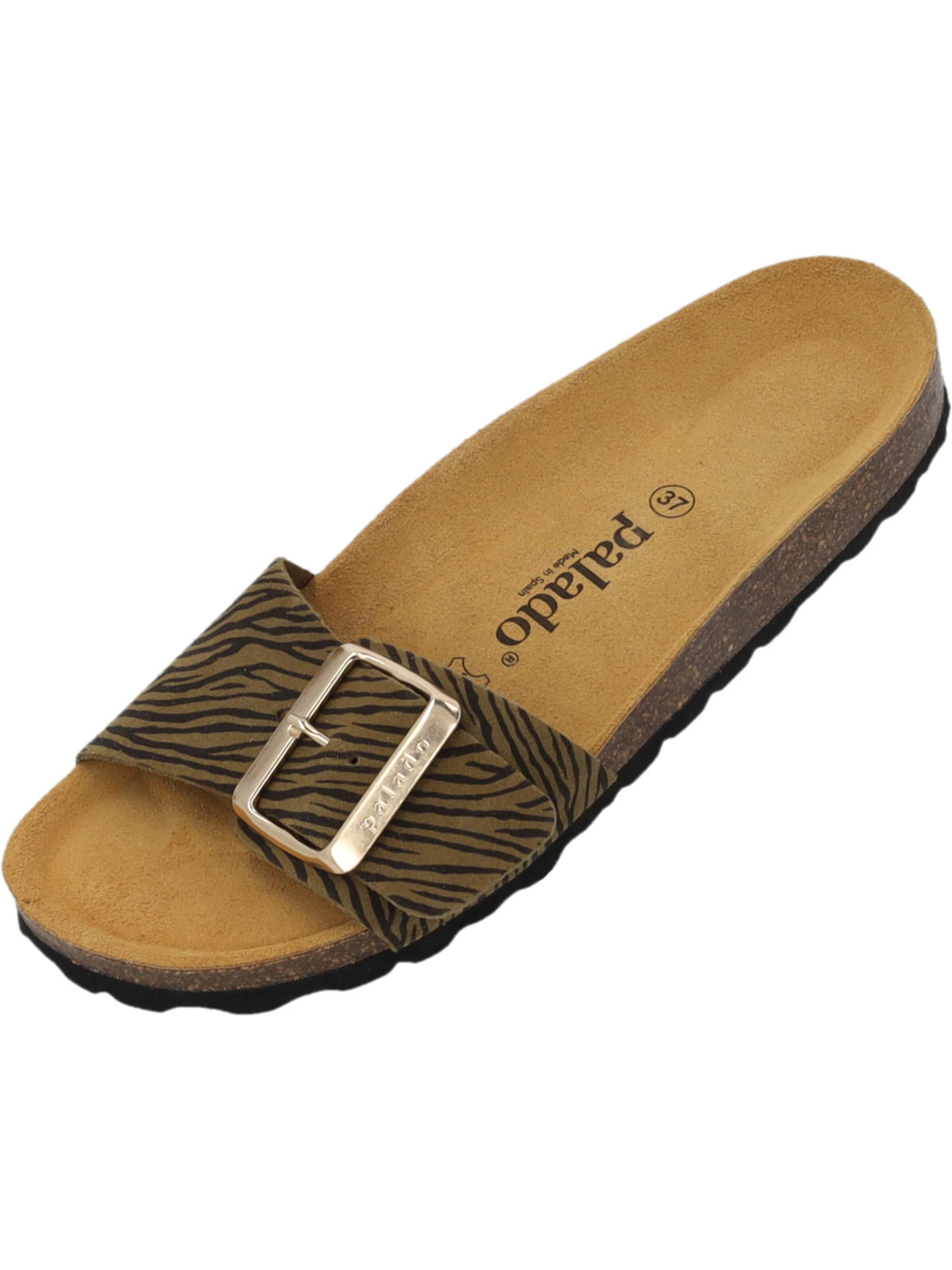 Palado Mules 'Malta' in Green: front