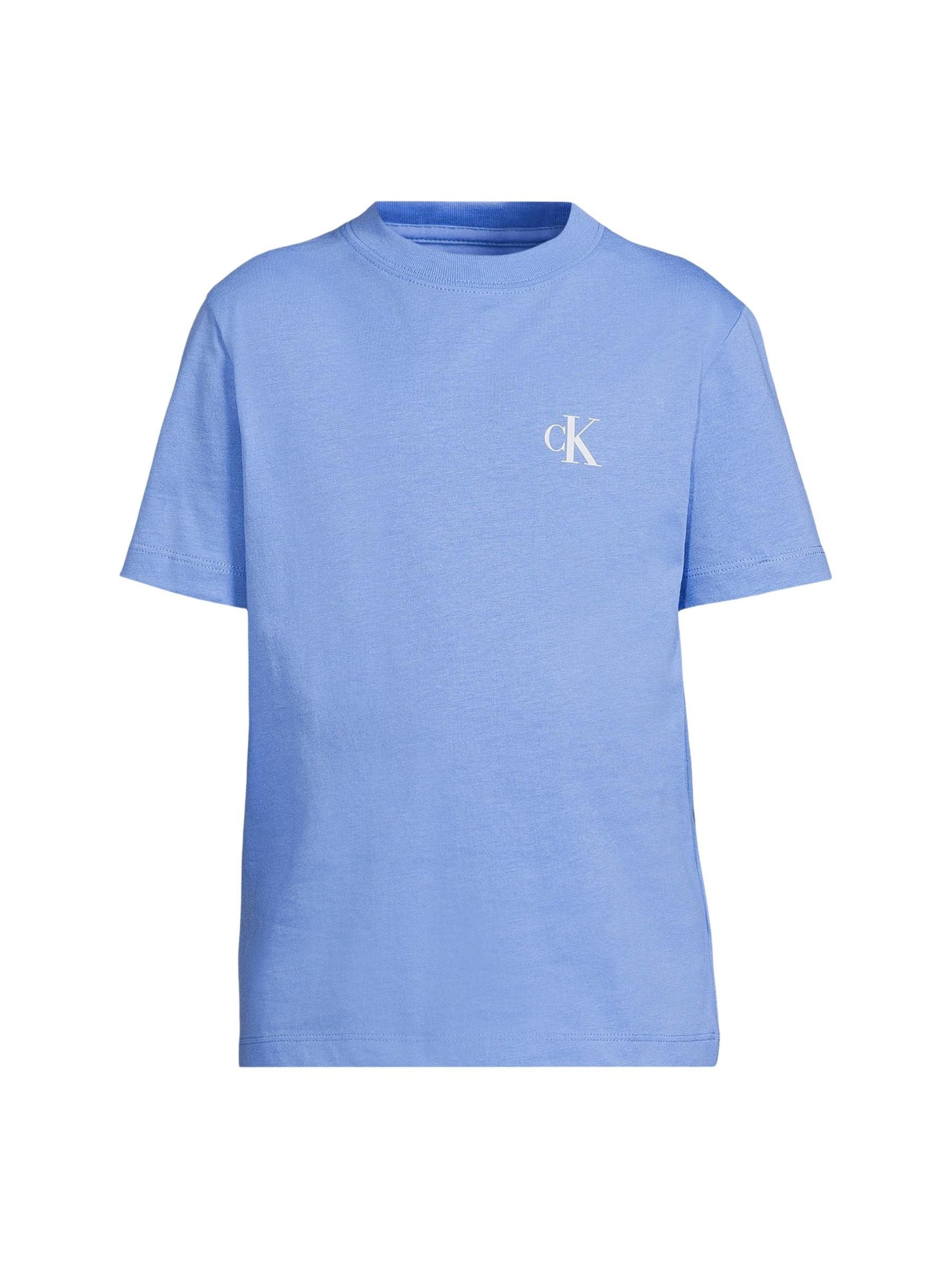 T-Shirt 'MONOGRAM TOP' Calvin Klein Kids en beige