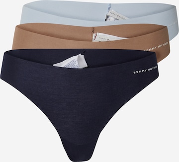 Tommy Hilfiger Underwear Thong in Blue: front