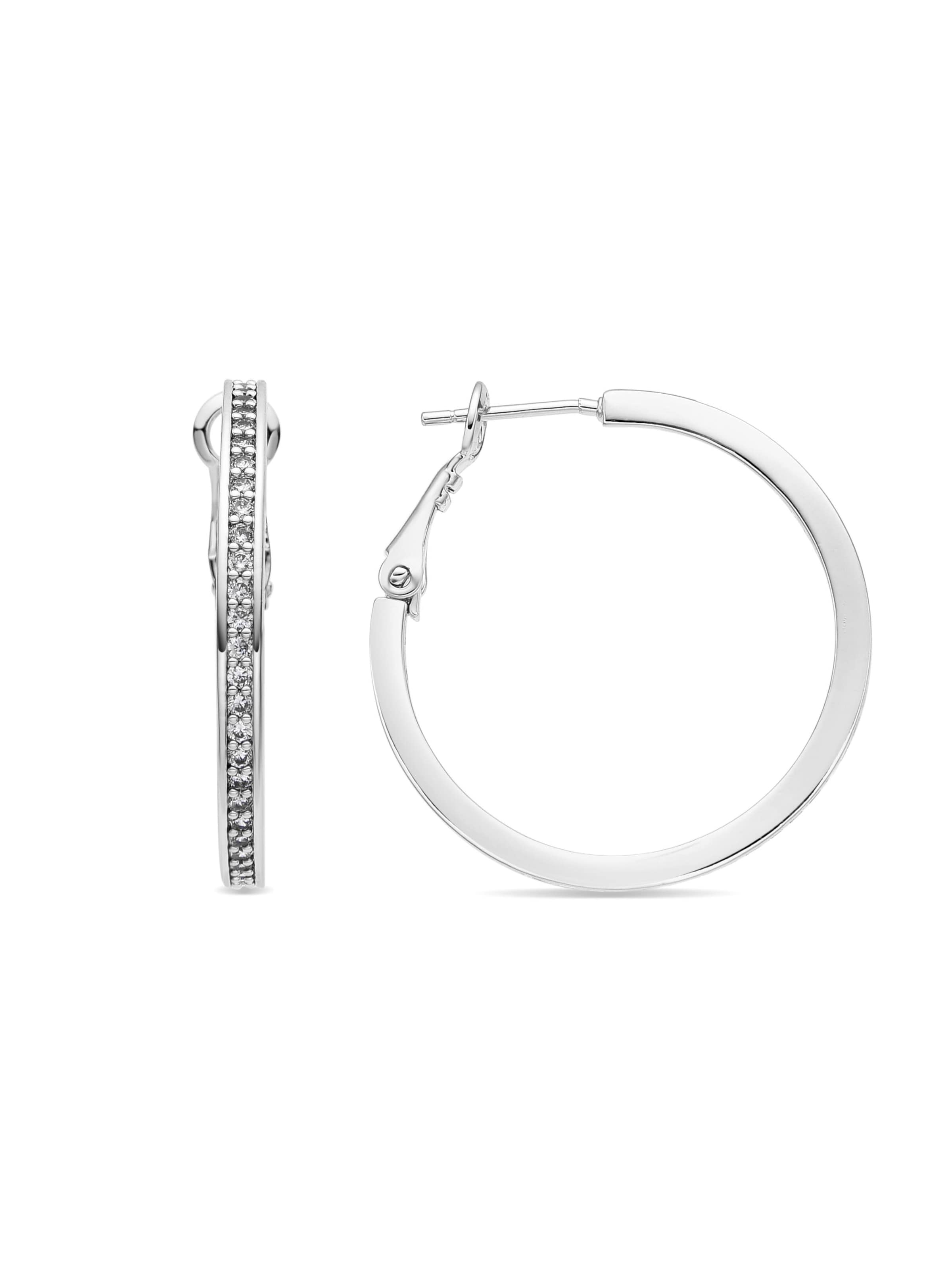 Luxenter Øreringe 'Budix' i sølv: forside