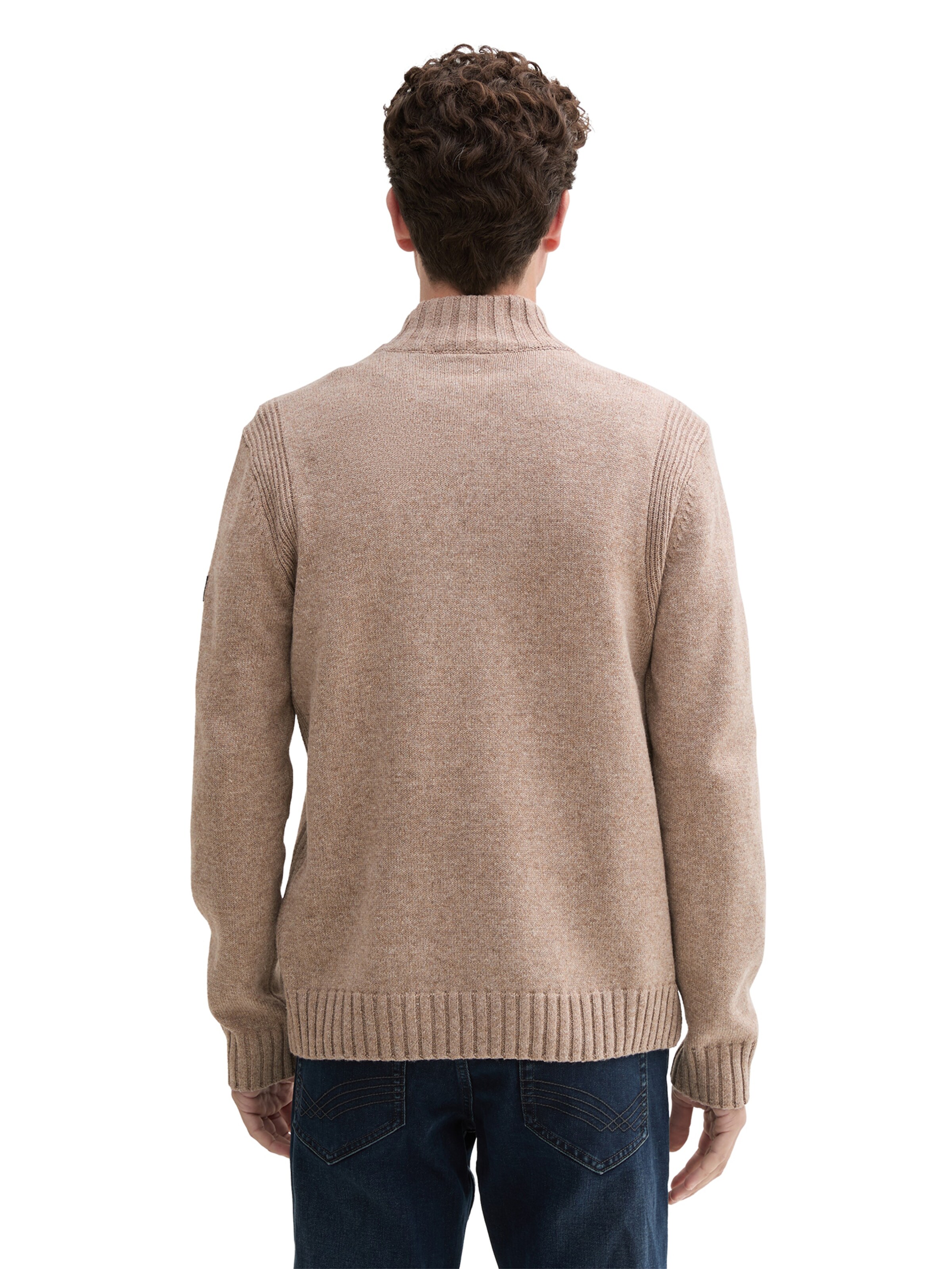 TOM TAILOR Pullover i brun