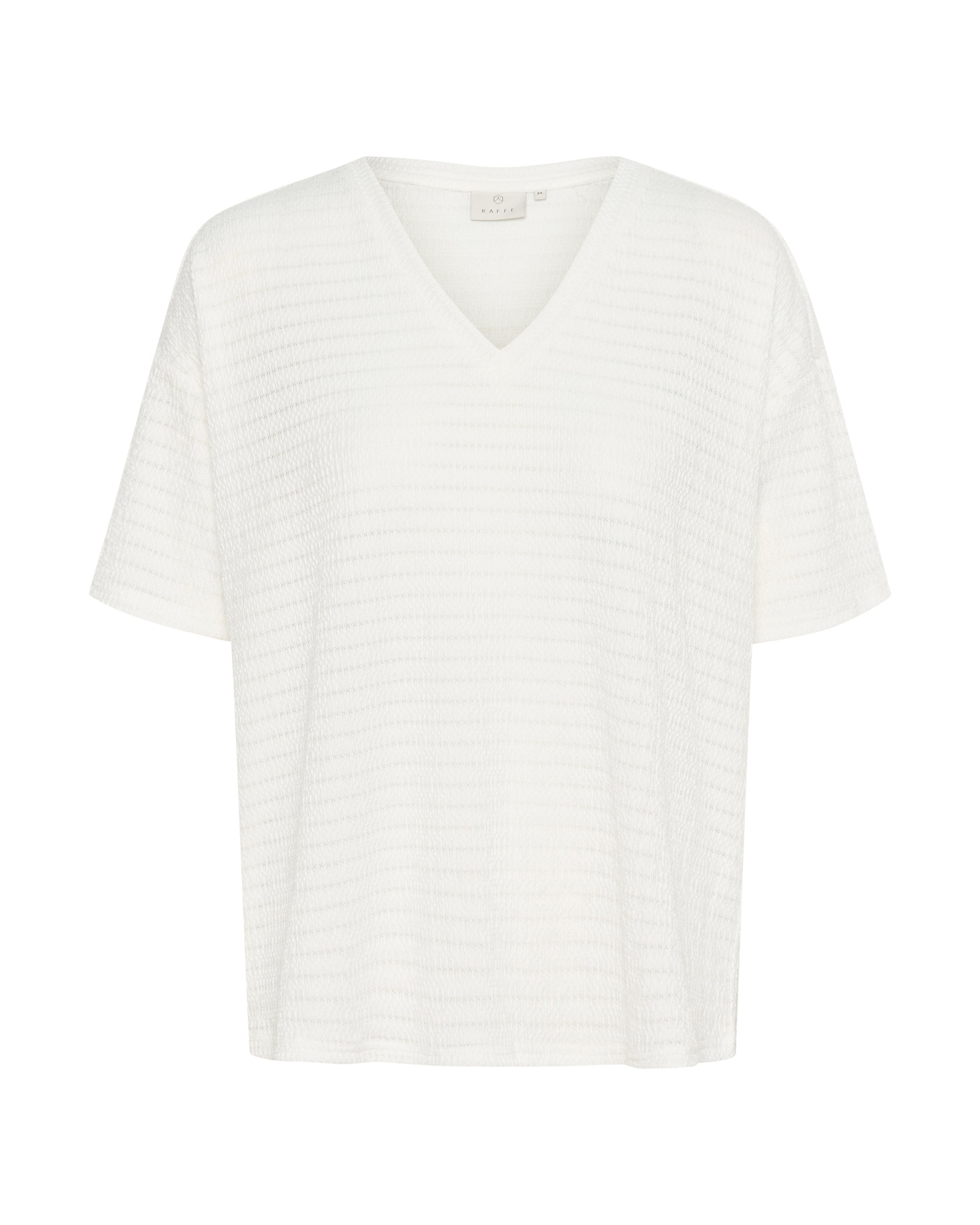 Kaffe T-Shirt 'KA Debra' in Weiß: Vorderseite