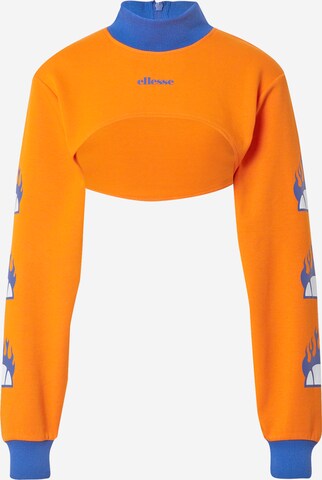 oranžinė About You x Ellesse Marškinėliai 'Pieta Long Sleeve Funnel Neck Top': priekis