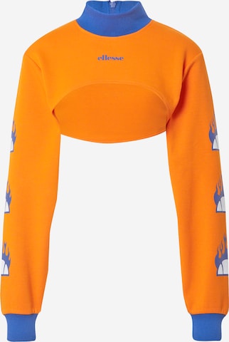 About You x Ellesse Särk 'Pieta Long Sleeve Funnel Neck Top', värv oranž: eest vaates