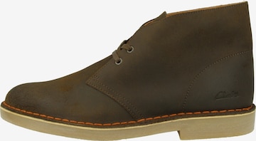 CLARKS Boots in Braun: front