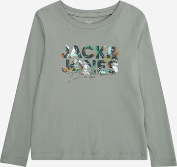 T-Shirt 'JJGEPLAS' JACK & JONES MINI en vert : devant