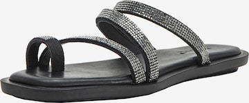 INUOVO T-Bar Sandals in Silver: front
