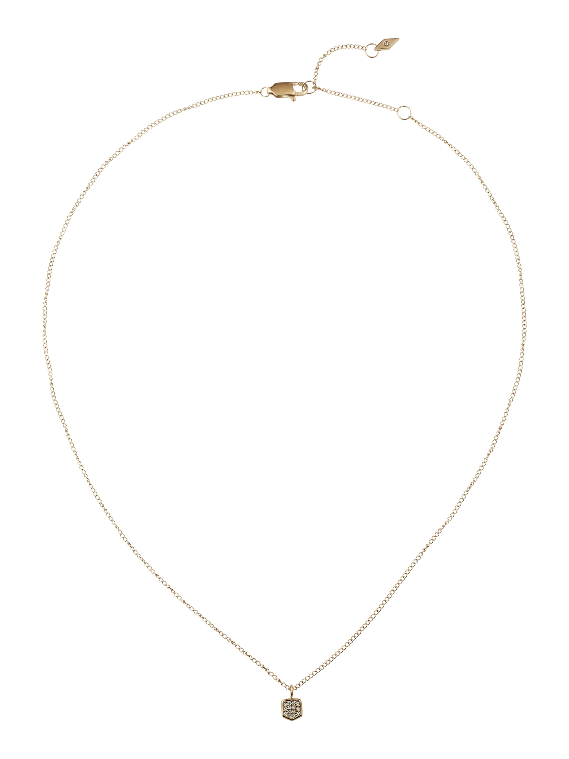 FOSSIL Necklace in Gold: front