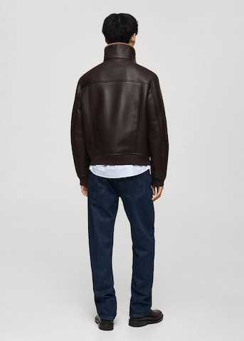 MANGO MAN Between-Season Jacket 'Ronald' in Brown