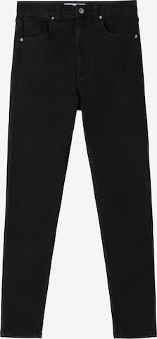 Bershka Skinny Farmer - fekete: elől