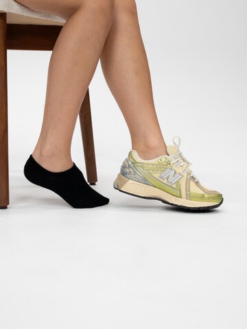 SOLIT socks Sokken 'Footie (zwart)' in Zwart