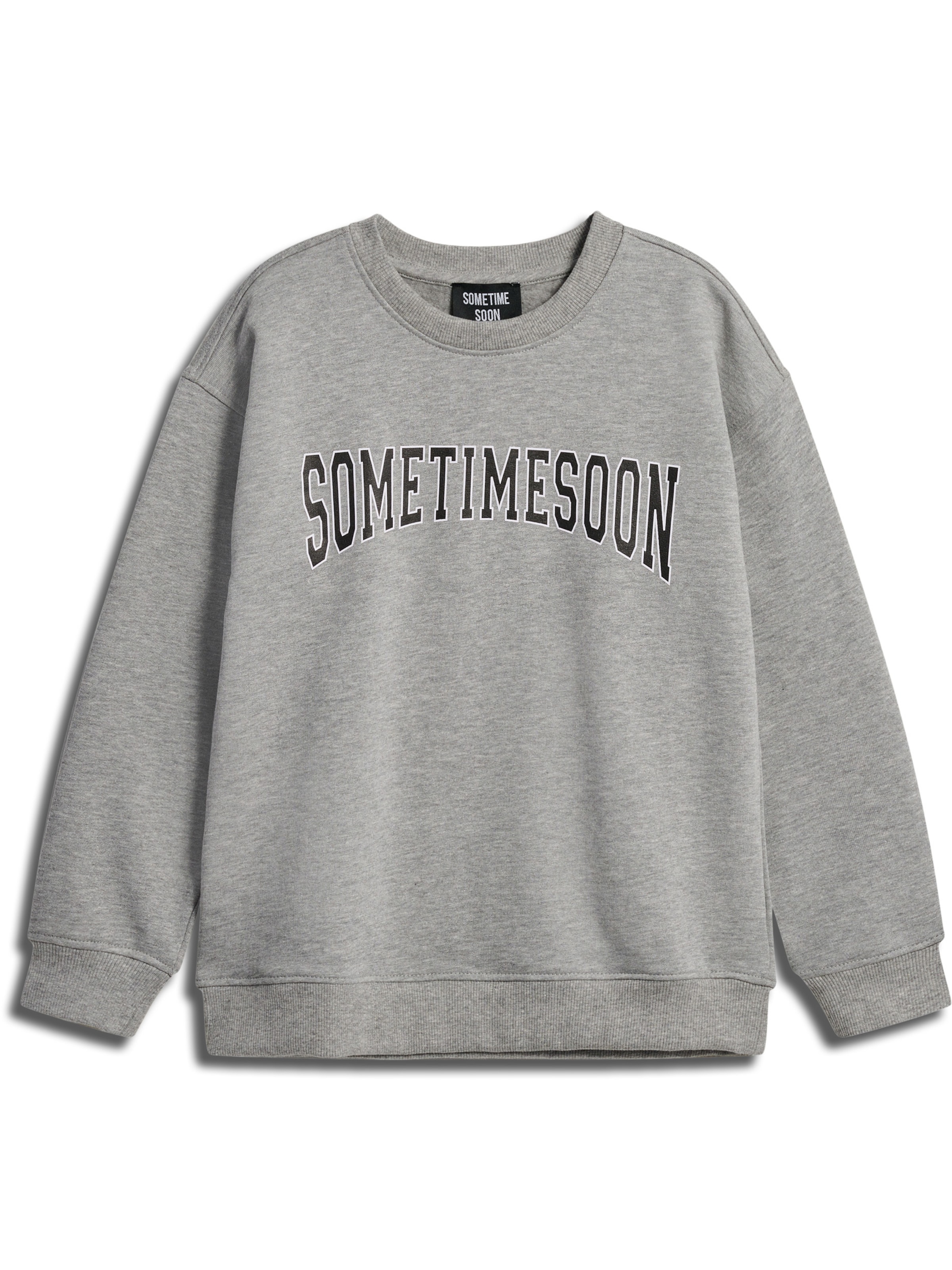 SOMETIME SOON Sweatshirt 'Winters' i grå: forside