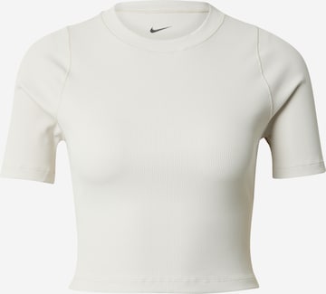 NIKE Functioneel shirt in Bruin: voorkant