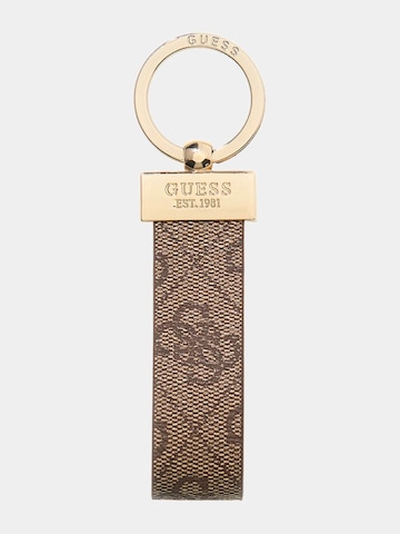 GUESS Key Ring 'Zamira' in Brown: front