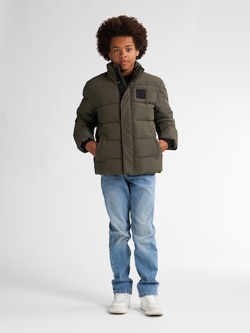 Petrol Industries Between-season jacket 'Big Sky' in Brown: front