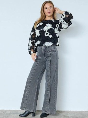 co'couture Bluse 'Fleur' in Schwarz