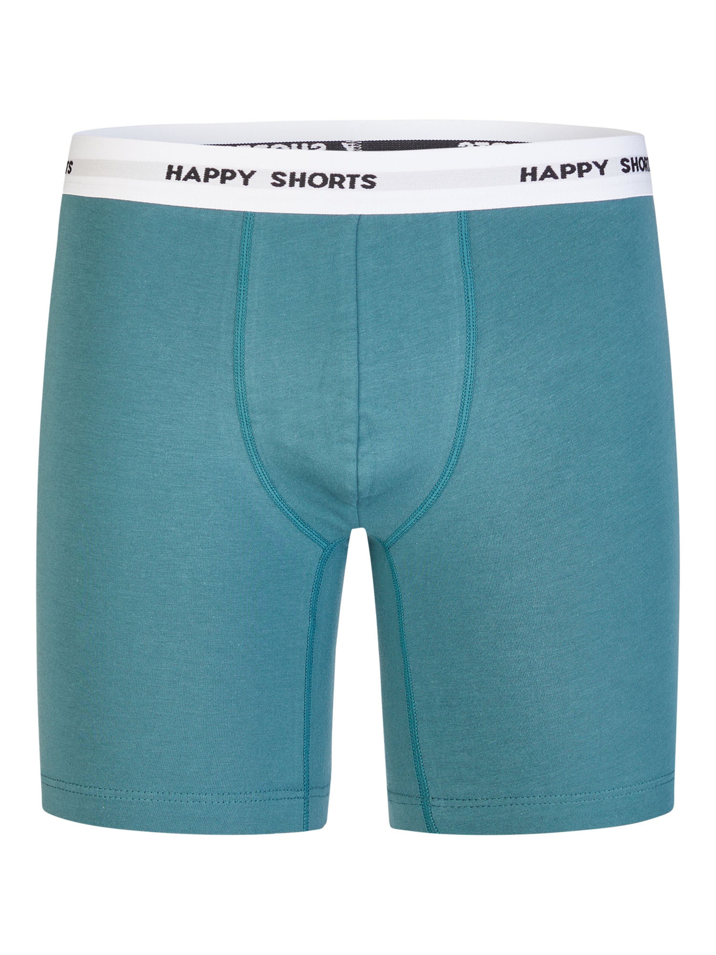 Happy Shorts Boxershorts ' Jersey Long ' in Blauw