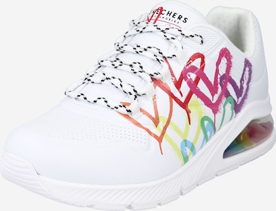 SKECHERS Sneaker 'Uno 2' in dunkellila / orange / pink / weiß, Produktansicht