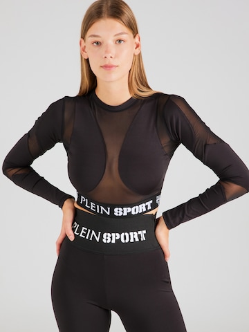 Plein Sport Shirt in Zwart: voorkant