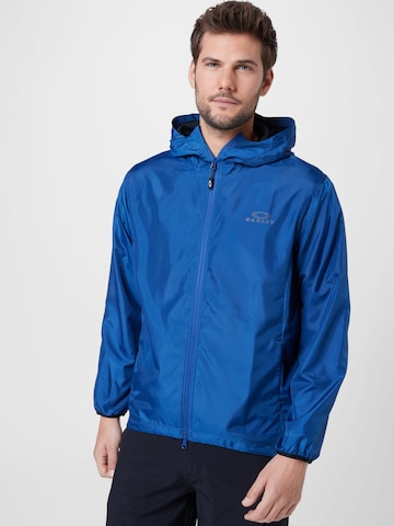 OAKLEY Куртка в спортивном стиле 'FOUNDATIONAL' в Синий: спереди