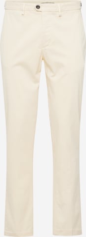 Tommy Hilfiger Tailored Regular Chino Pants 'Denton' in Beige: front