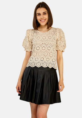 TOOche Shirt 'Carino' in Beige: voorkant