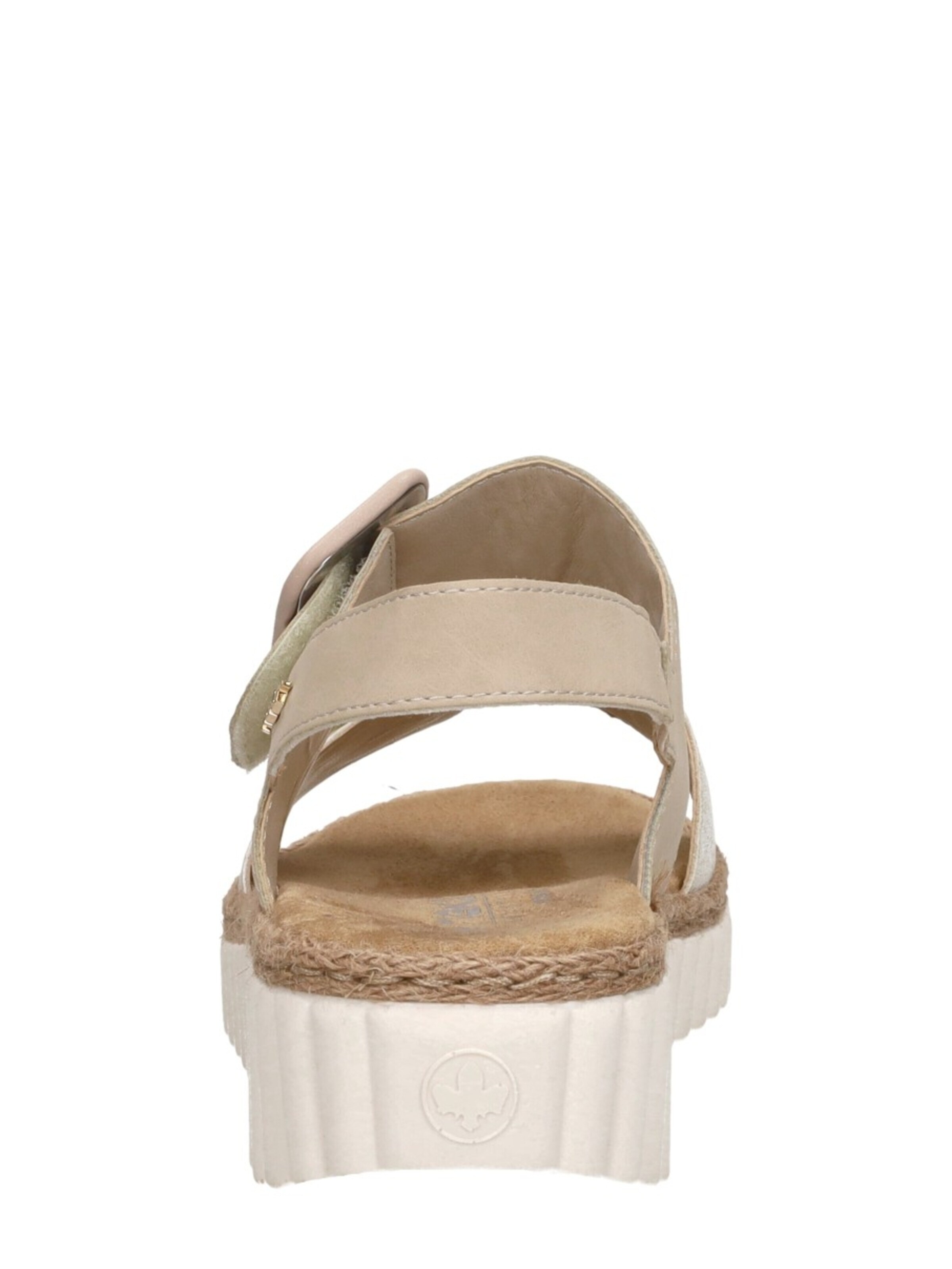 Rieker Sandal 'Sandalen Plat' in Beige