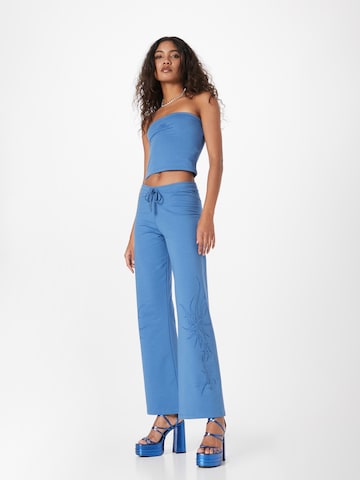 évasé Pantalon 'Rana' SHYX en bleu