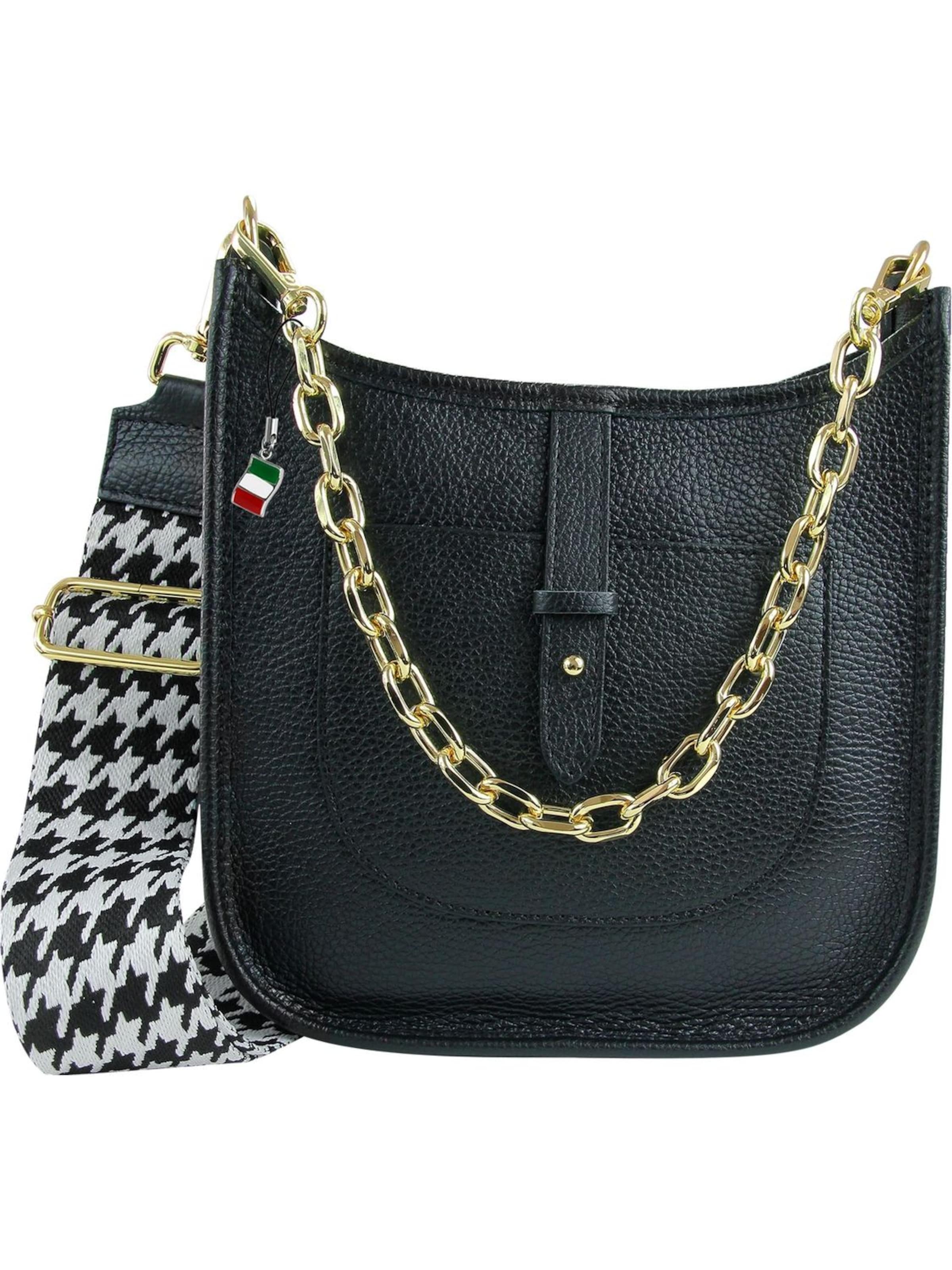 Sac bandoulière Florence en noir : devant